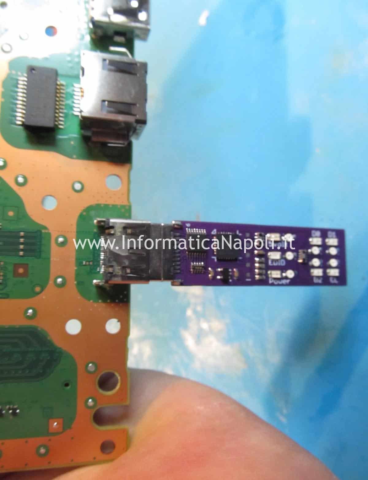assistenza riparazione SONY PS5 SLIM VERSIONE DISC CHASSIS D CFI-2016 test HDMI
