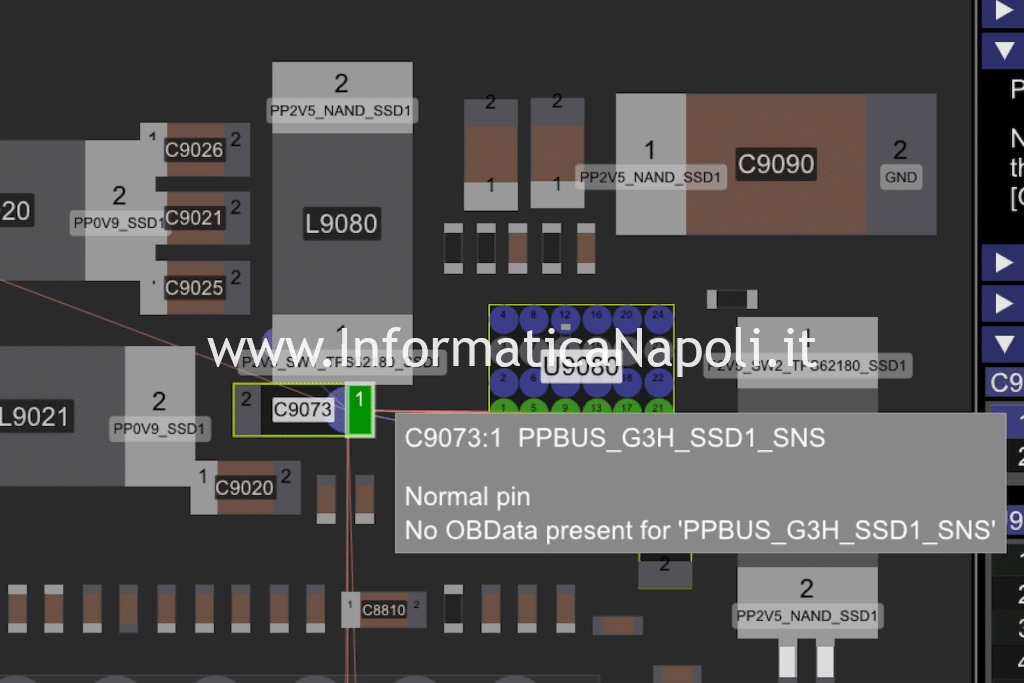 corto circuito SSD MacBook Pro 16 A2141 2019 corto circuito SSD MacBook Pro 16 A2141 2019