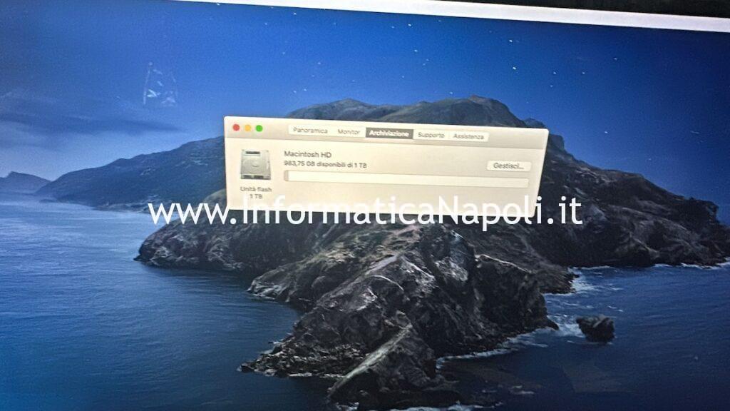 disco SSD 1TB apple macbook pro 16 2019 sostituito riparato disco SSD 1TB apple macbook pro 16 2019 sostituito riparato